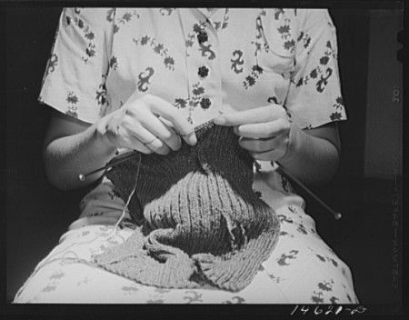 woman knitting loc 1941 copy