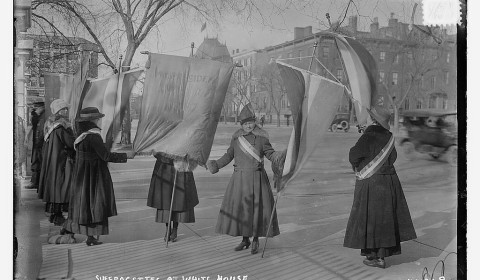 suffragettes at white house