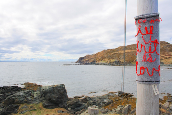 All you Knit is Love tucked behind Tickle Point Mercantile in Twillingate